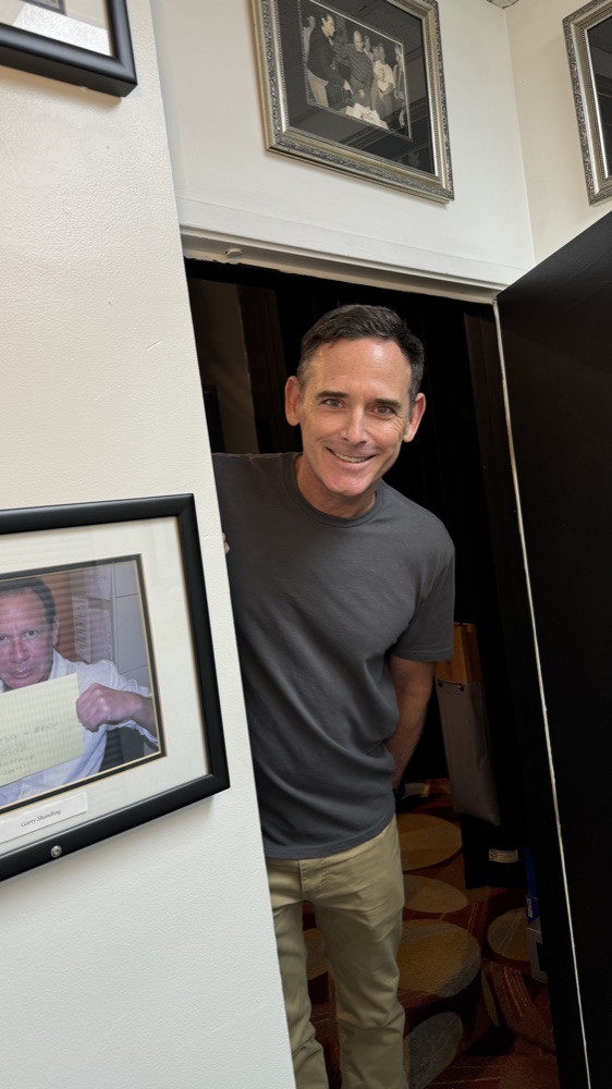 Andy Hendrickson backstage